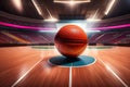 Basketball Ball and Sport Background Playground Royalty Free Stock Photo