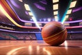 Basketball Ball and Sport Background Playground Royalty Free Stock Photo
