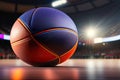 Basketball Ball and Sport Background Playground Royalty Free Stock Photo