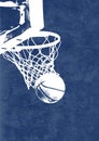 Basketball Basket Royalty Free Stock Photo