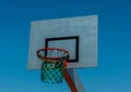 The Basketball basket from below Royalty Free Stock Photo