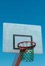 The Basketball basket from below Royalty Free Stock Photo