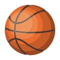 Basketball.Basketball single icon in cartoon style vector symbol stock illustration web.