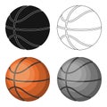 Basketball.Basketball single icon in cartoon style vector symbol stock illustration web.