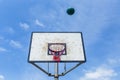 Basketball Board Ball Blue Sky Royalty Free Stock Photo