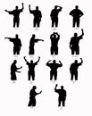 Basketball Call Silhouettes