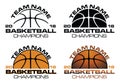 Basketball Champions Designs With Team Name