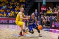 Basketball Champions League Iberostar Tenerife vs BC Peristeri Royalty Free Stock Photo