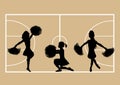 Basketball Cheerleaders 4