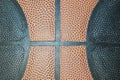 Basketball closeup , texture