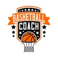 Basketball Coach Vector Graphic Shirt Design