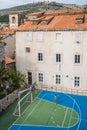 Basketball court in Dubrovnik Old Town