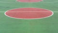 Basketball court line texture. Outdoor cement basketball hoop