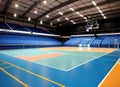 Basketball court. Sport arena Royalty Free Stock Photo