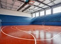 Basketball court. Sport arena Royalty Free Stock Photo