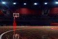 Basketball court. Sport arena. Royalty Free Stock Photo