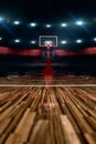 Basketball court. Sport arena. Royalty Free Stock Photo