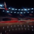 Basketball court. Sport arena.