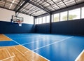 Basketball court. Sport arena Royalty Free Stock Photo