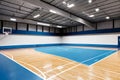 Basketball court. Sport arena Royalty Free Stock Photo