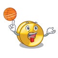 With basketball cyamblas in the a cartoon shape Royalty Free Stock Photo