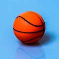 Basketball dummy ball of orange color Royalty Free Stock Photo