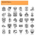 Basketball Elements , Pixel Perfect Icons