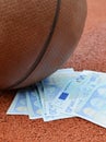Basketball and euro money