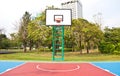 Basketball field.