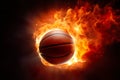 Basketball on Fire