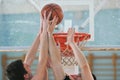 Basketball game Royalty Free Stock Photo