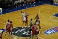 Basketball game in Milan