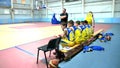 Basketball game of the tournament Alexey Shved Belgorod russia 2017