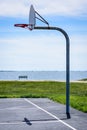 Basketball half court Royalty Free Stock Photo