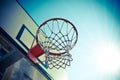 Basketball hoop Royalty Free Stock Photo