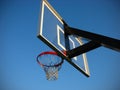 Basketball hoop and backboard