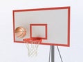 Basketball Hoop and Ball
