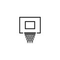 Basketball hoop vector icon Royalty Free Stock Photo