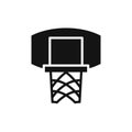 Basketball hoop icon isolated on white background Royalty Free Stock Photo
