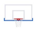 Basketball Hoop Isolated Royalty Free Stock Photo