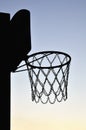 Basketball hoop Royalty Free Stock Photo