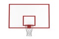 Basketball hoop isolated Royalty Free Stock Photo