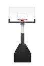 Basketball hoop isolated on white background Royalty Free Stock Photo