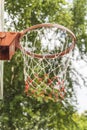Basketball hoop old. Royalty Free Stock Photo