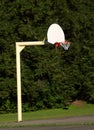 Basketball hoop and pole Royalty Free Stock Photo