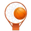 Basketball icon Royalty Free Stock Photo