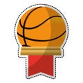 Basketball icon image Royalty Free Stock Photo