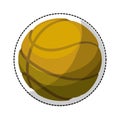 Basketball icon image Royalty Free Stock Photo