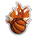 Basketball icon image Royalty Free Stock Photo