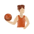 Basketball icon image Royalty Free Stock Photo